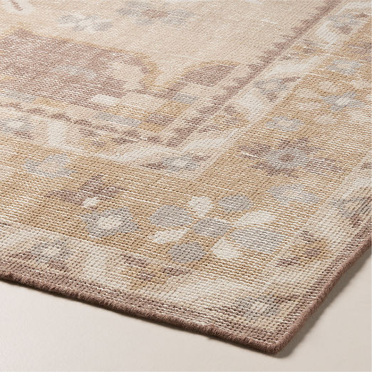 Rylee Hand-Knotted Taupe Wool Area Rug