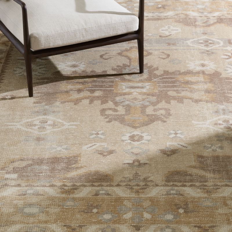 Rylee Hand-Knotted Taupe Wool Area Rug 8'x10' - image 3 of 4