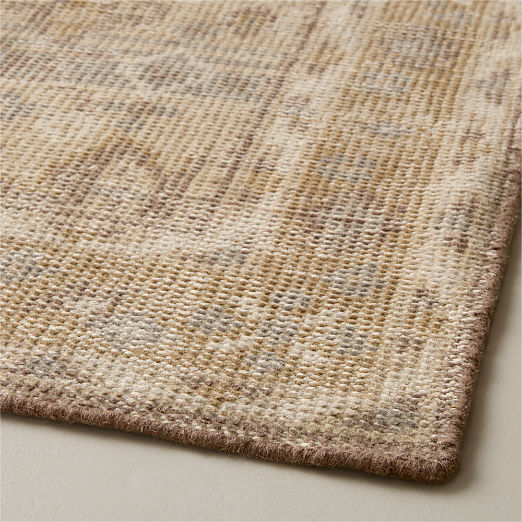 Rylee Hand-Knotted Taupe Wool Runner Rug 2.5'x8'