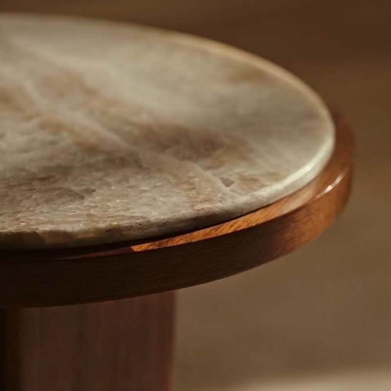 Play Rio 19" Onyx and Walnut Side Table - video 1 of 1
