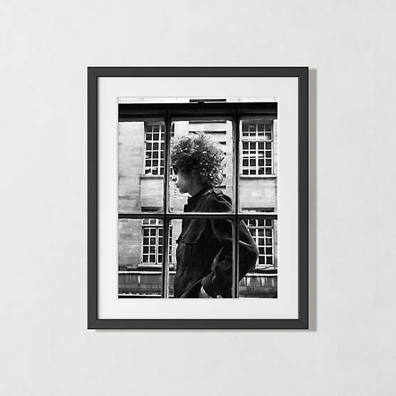 'Bob Dylan, 1966' Photographic Print in Black Frame 21.5"x25.5"