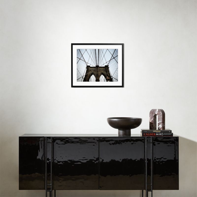 'Brooklyn Bridge' Photographic Print In Black Frame 21"x17" - image 2 of 3