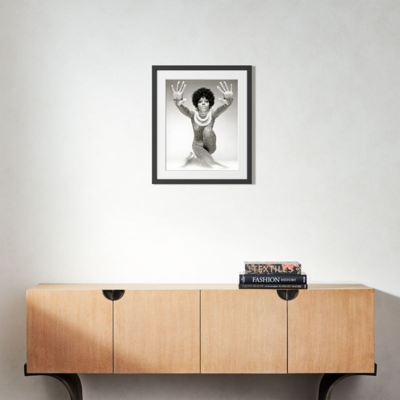 'Diana Ross Reaching Out' Photographic Print in Black Frame 25.5"x21.5" - image 3 of 9