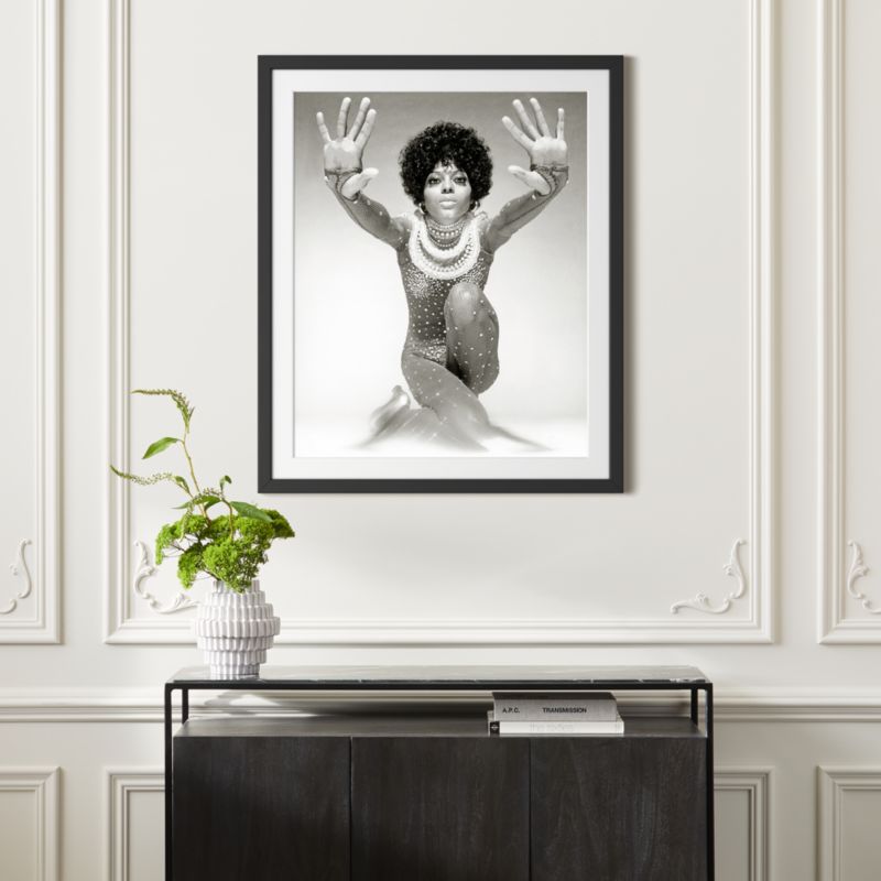 'Diana Ross Reaching Out' Photographic Print in Black Frame 33"x39.5" - image 3 of 7