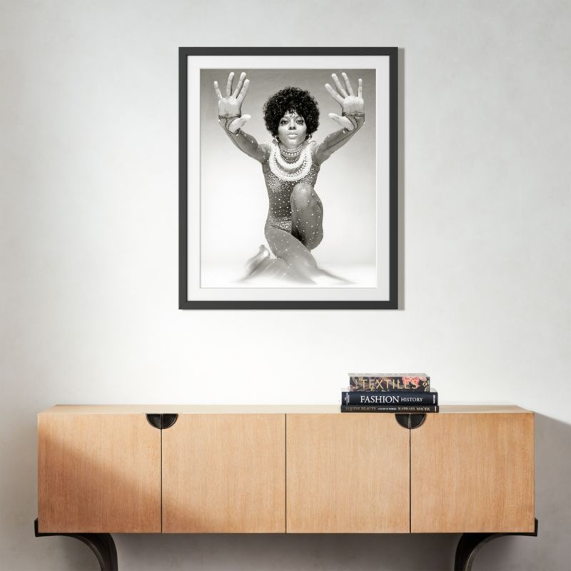 'Diana Ross Reaching Out' Photographic Print in Black Frame 21.5"x17.5" - image 5 of 6