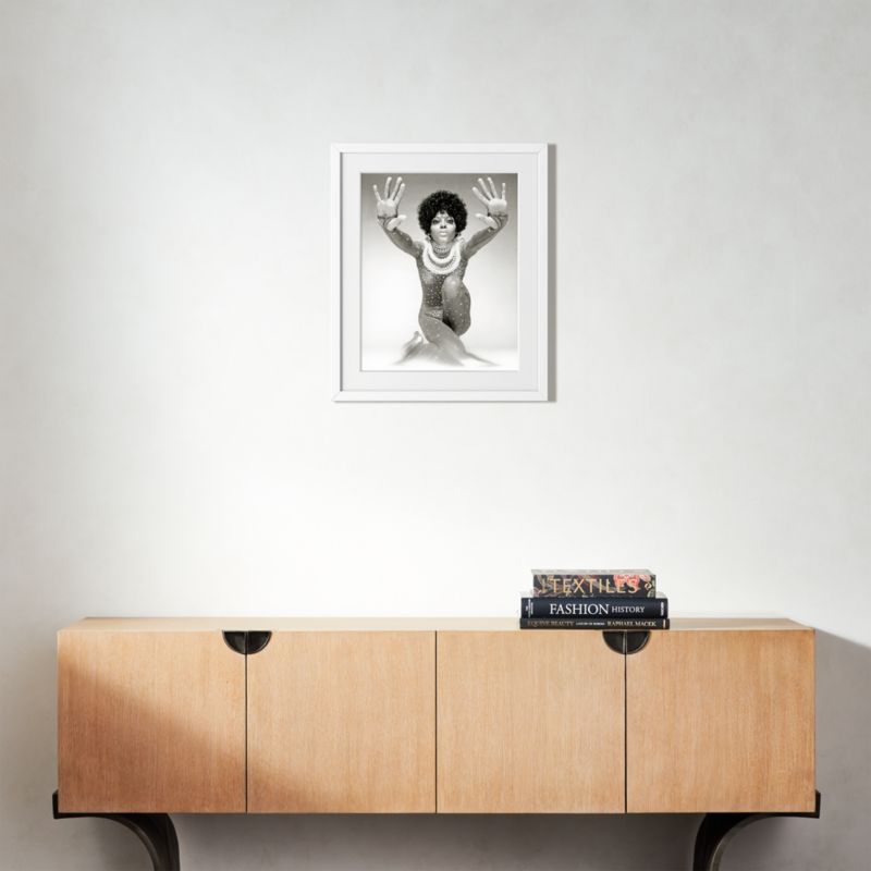 'Diana Ross Reaching Out' Photographic Print in White Frame 25.5"x21.5" - image 3 of 10