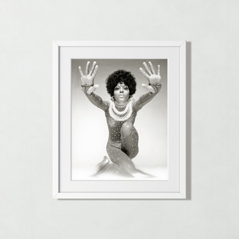 'Diana Ross Reaching Out' Photographic Print in White Frame 25.5"x21.5" - image 0 of 10