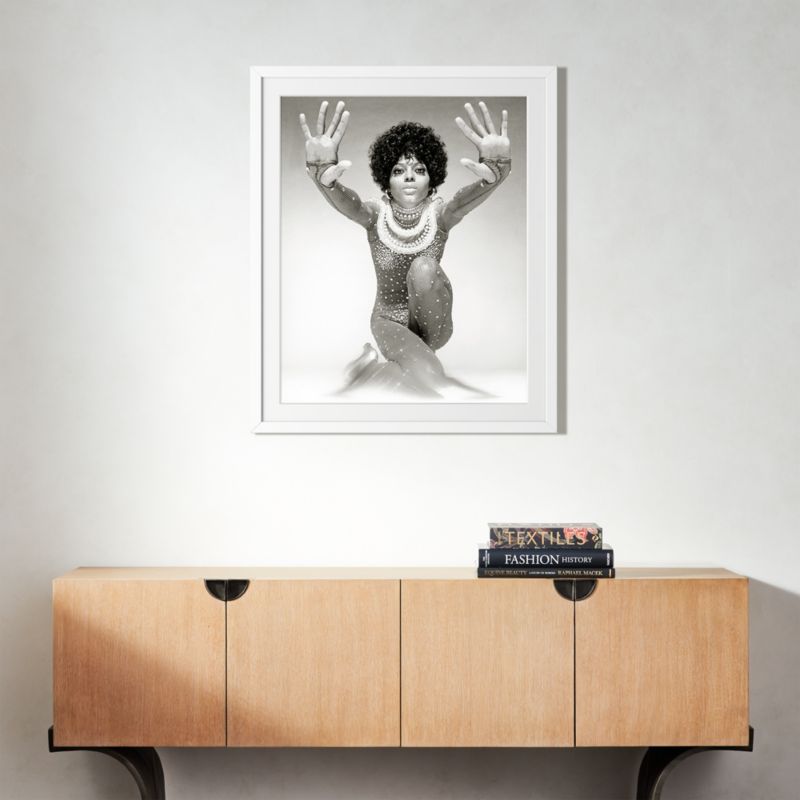 'Diana Ross Reaching Out' Photographic Print in White Frame 33"x39.5" - image 3 of 9