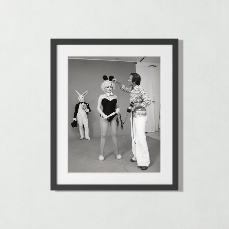 'Dolly Parton Playboy Shoot' Photographic Print in Black Frame 25.5"x21.5" - image 0 of 5