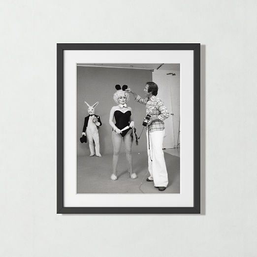 'Dolly Parton Playboy Shoot' Photographic Print in Black Frame 25.5"x21.5"