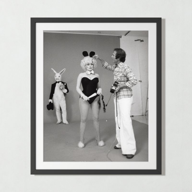 'Dolly Parton Playboy Shoot' Photographic Print in Black Frame 33"x39.5" - image 0 of 5