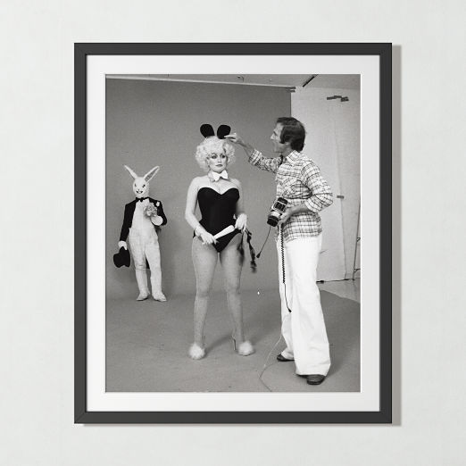 'Dolly Parton Playboy Shoot' Photographic Print in Black Frame 33"x39.5"