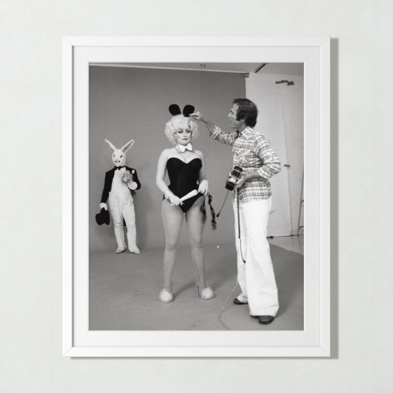 'Dolly Parton Playboy Shoot' Photographic Print in White Frame 21.5"x17.5" - image 2 of 5