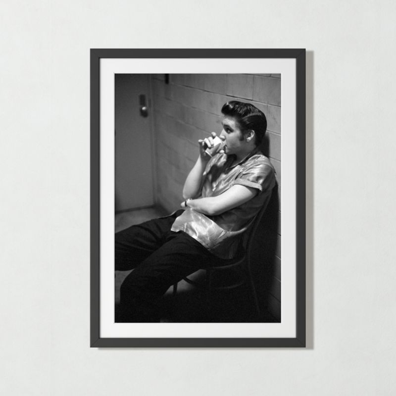 'Elvis Presley in Dayton' Photographic Print in Black Frame 21.5"x25.5" - image 2 of 5