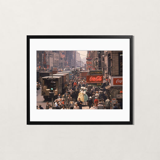 'The Garment District' Photographic Print In Black Frame 21"x17"