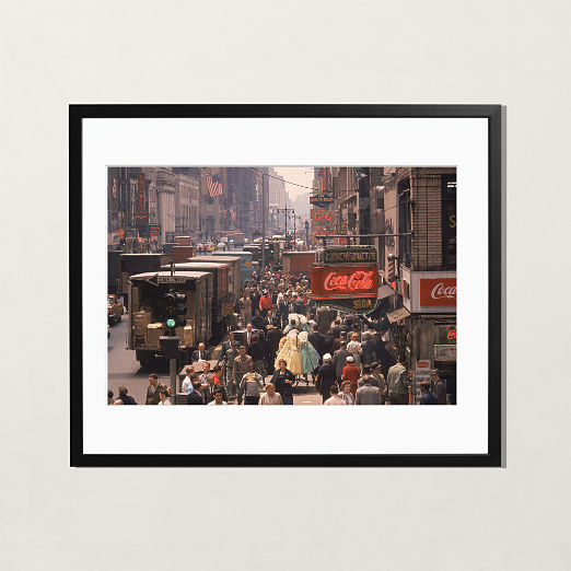 'The Garment District' Photographic Print In Black Frame 25"x21"