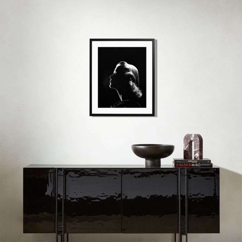 'Grace Kelly in the Shadows' Photographic Print in Black Frame 17"x21" - image 3 of 4
