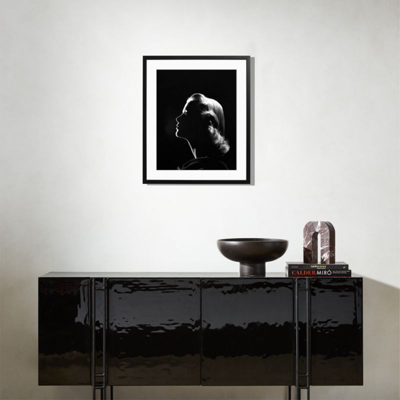 'Grace Kelly in the Shadows' Photographic Print in Black Frame 21"x25" - image 3 of 4