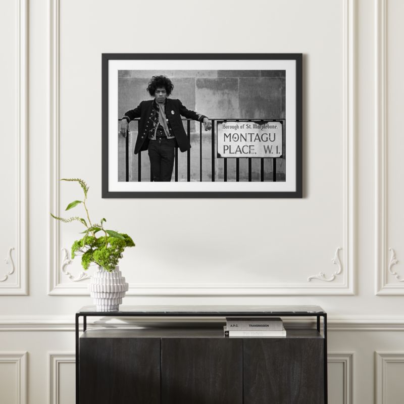 View Hendrix Montagu Place with Black Frame 39.5"x28.5" details