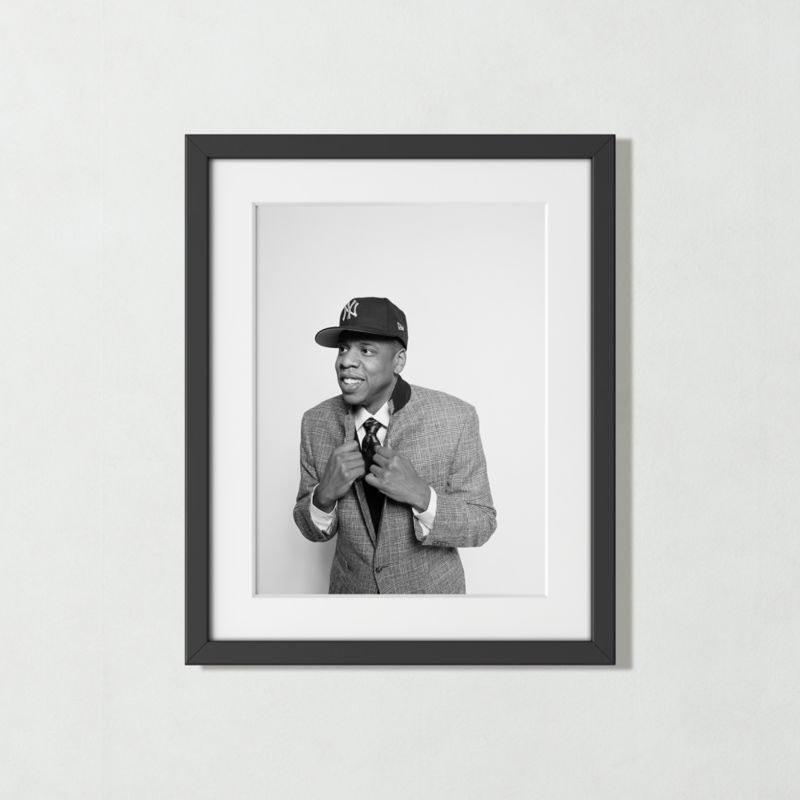 'Jay Z at MILK Studios' Photographic Print in Black Frame 17.5"x21.5" - image 0 of 5