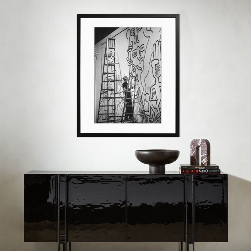 'Keith Haring' Photographic Print In Black Frame 31.5"x38" - image 1 of 2