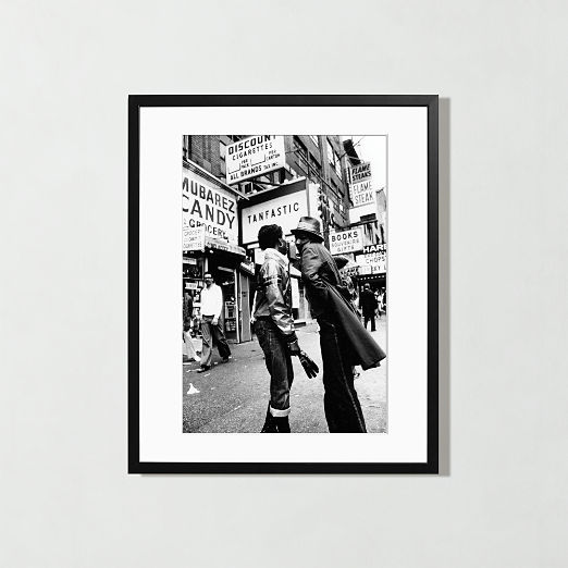 'Lower East Side' Photographic Print In Black Frame 17"x21"