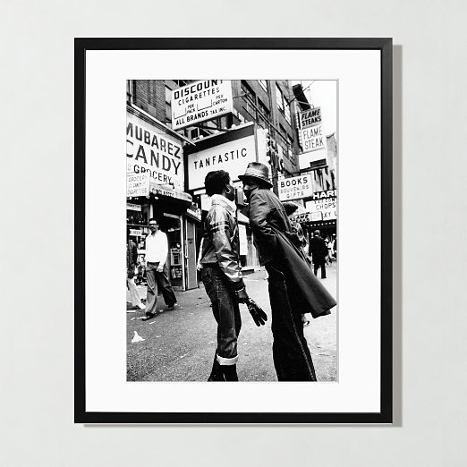 'Lower East Side' Photographic Print In Black Frame