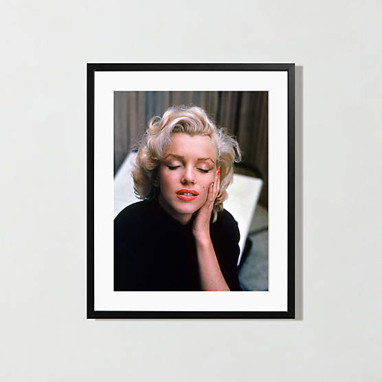 'Monroe in May 1953' Photographic Print in Black Frame 17.75"x21.75"