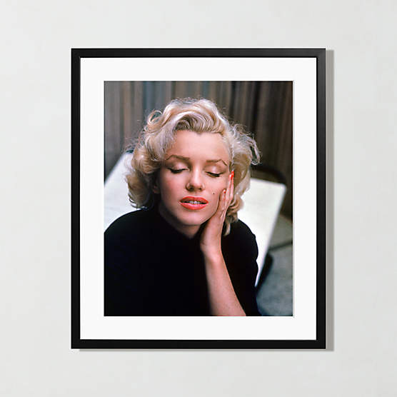 'Monroe in May 1953' Photographic Print in Black Frame 21.75"x25.75"