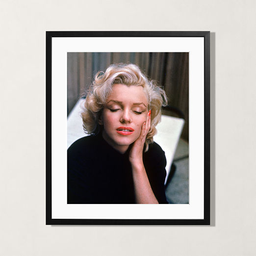 'Monroe in May 1953' Photographic Print in Black Frame 21"x25"