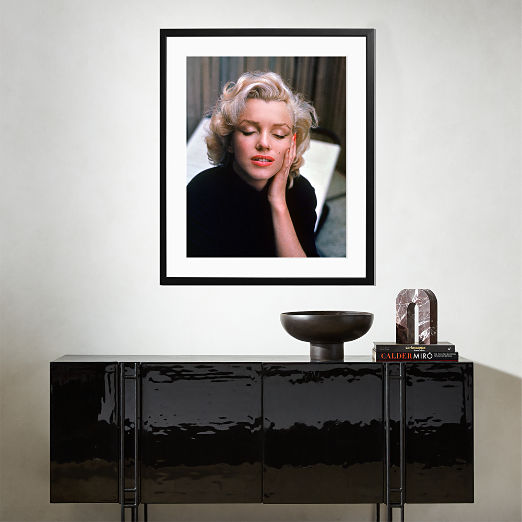 'Monroe in May 1953' Photographic Print in Black Frame 32.25"x38.75"