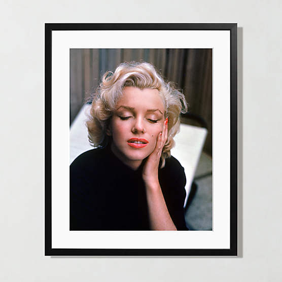 'Monroe in May 1953' Photographic Print in Black Frame 32.25"x38.75"