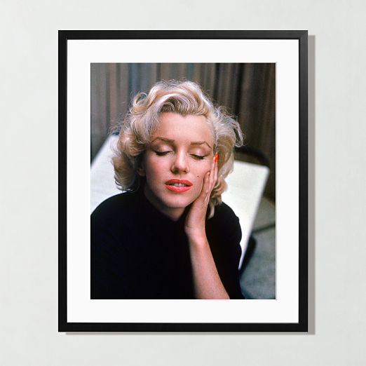 'Monroe in May 1953' Photographic Print in Black Frame