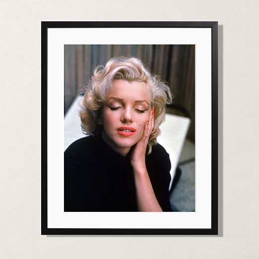 'Monroe in May 1953' Photographic Print in Black Frame