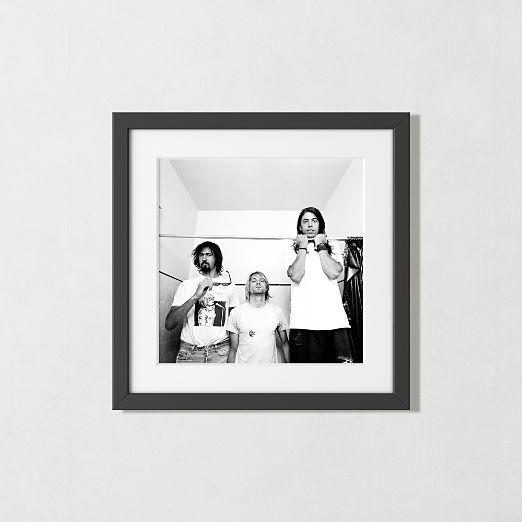 'Nirvana in LA, 1991' Photographic Print in Black Frame 17.5"