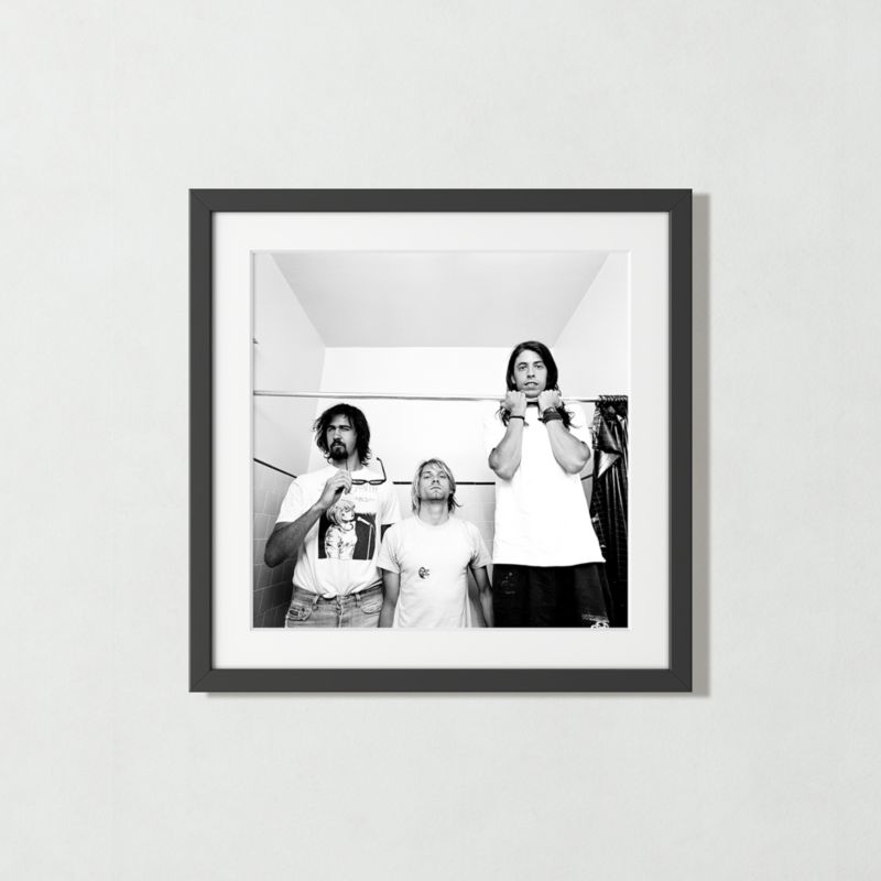 'Nirvana in LA, 1991' Photographic Print in Black Frame 21.5" - image 0 of 5