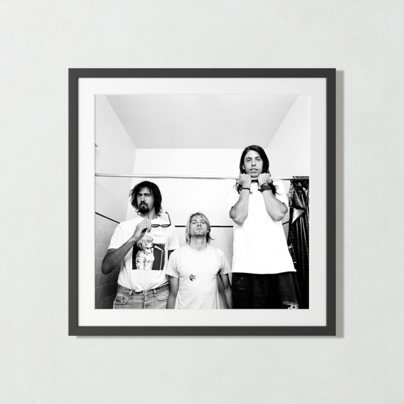 'Nirvana in LA, 1991' Photographic Print in Black Frame 17.5" - image 2 of 5