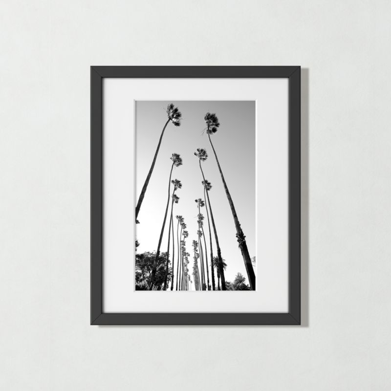 'Palm Trees Road' Photographic Print in Black Frame 17.5"x21.5" - image 0 of 8