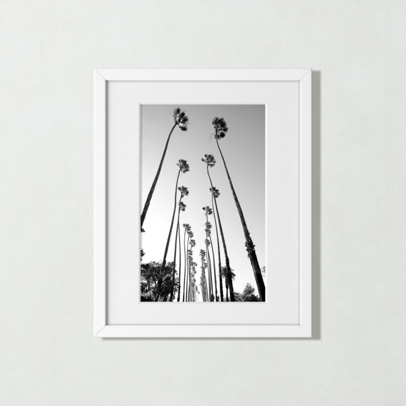 'Palm Trees Road' Photographic Print in White Frame 17.5"x21.5" - image 0 of 7