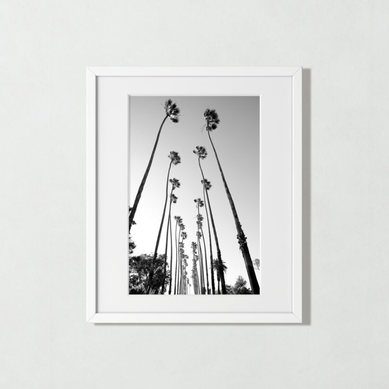 'Palm Trees Road' Photographic Print in White Frame 21.5"x25.5" - image 0 of 7