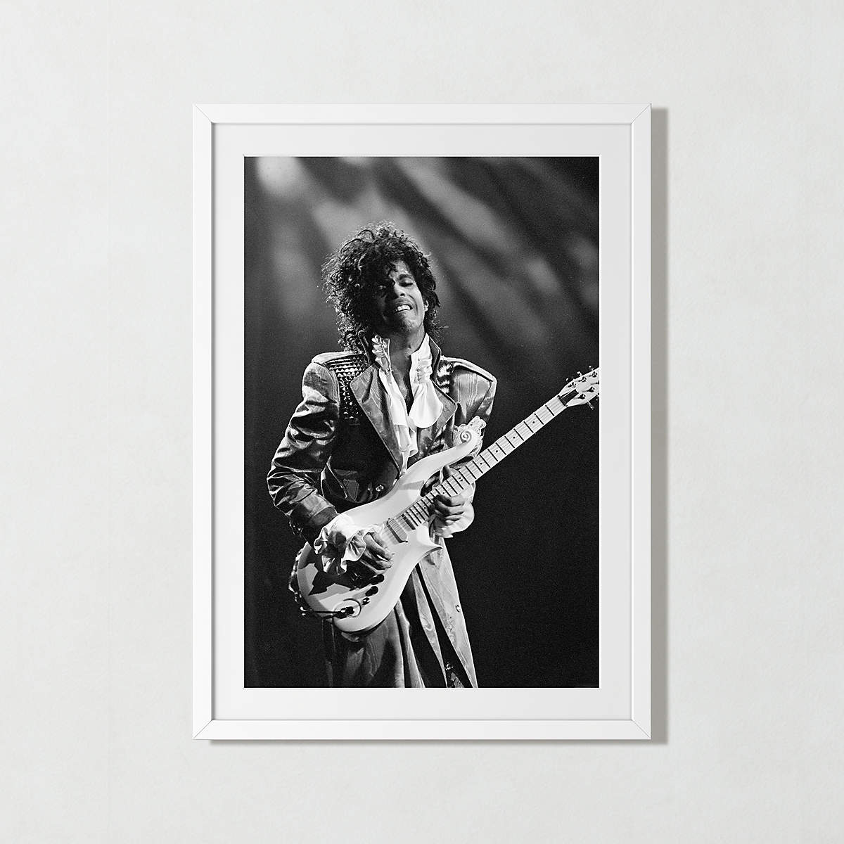 'Prince In Chicago' Framed Black & White Art Print 39.5