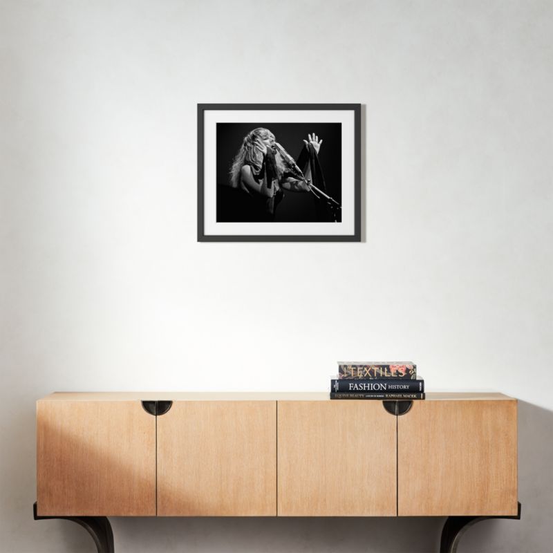 'Stevie Nicks, 1977' Photographic Print in Black Frame 25.5"x21.5" - image 3 of 7