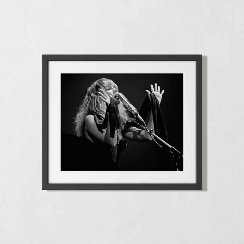 'Stevie Nicks, 1977' Photographic Print in Black Frame 25.5"x21.5" - image 0 of 7