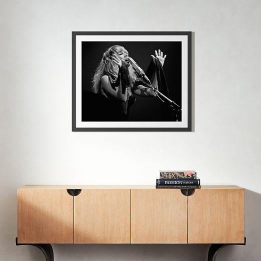 'Stevie Nicks, 1977' Photographic Print in Black Frame 25"x21"