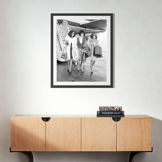 'Side Supremes' Photographic Print in Black Frame 17.5"x21.5"