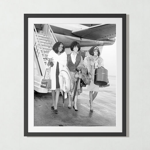 'Side Supremes' Photographic Print in Black Frame 17.5"x21.5"