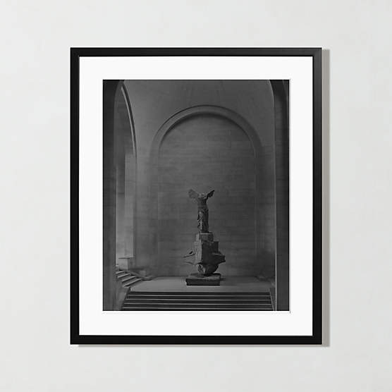 'The Louvre' Photographic Print in Black Frame 21.75"x25.75"