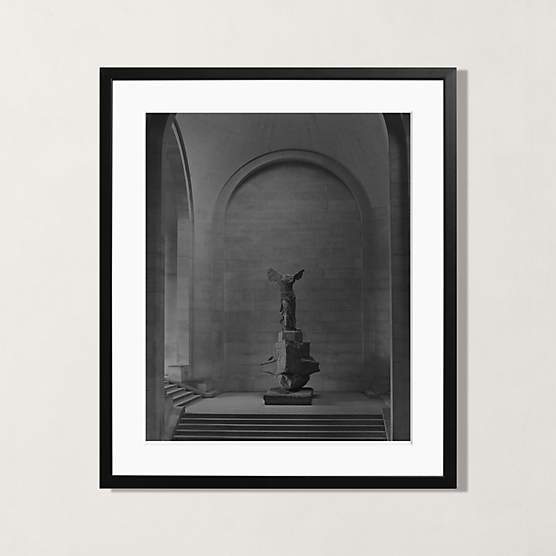 'The Louvre' Photographic Print in Black Frame 21"x25"