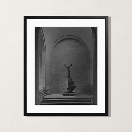 'The Louvre' Photographic Print in Black Frame 21"x25"