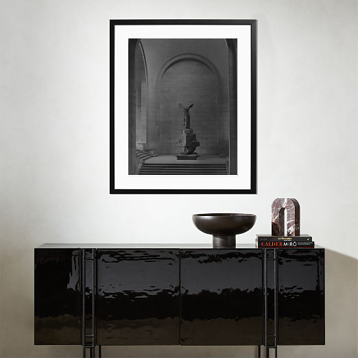 'The Louvre' Photographic Print in Black Frame 32.25"x38.75"